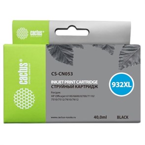 К-ж HP CN053AE (HP 932XL) Black (Officejet 6700/7100), Cactus 33541