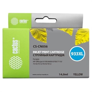 К-ж HP CN056AE (HP 933XL) Yellow (Officejet 6700/7100), Cactus 33544