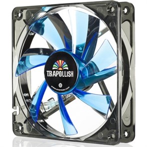 Вентилятор Enermax T.B. Apollish 120x120x25мм, Twister Bearing (шарико-магнитный), LED Blue, 900rpm, 17dBA (UCTA12N-BL) 33520