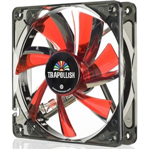 Вентилятор Enermax T.B. Apollish 120x120x25мм, Twister Bearing (шарико-магнитный), LED Red, 900rpm, 17dBA (UCTA12N-R) 33519