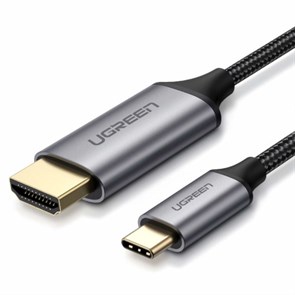 Кабель Type-C (M) --> HDMI19M Ugreen, 3м (поддержка 4K@60Hz) 33688