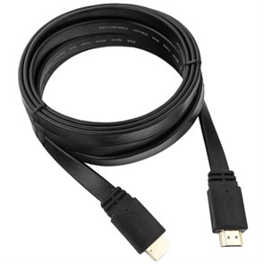 Кабель HDMI19M - HDMI19M плоский, 1.4b/2.0 Cablexpert, 3.0м 29202