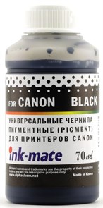 Чернила для Canon PG-5/40/50/510/512/520/425/440/445/450/525/725 Black [Pigment] (70мл) Ink-Mate CIMB-UAP 31239