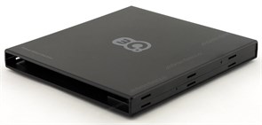 Внешний корпус для DVD-привода ноутбука, SATA, 9.5мм, 3Q T905-AB, Black, USB 2.0 33392