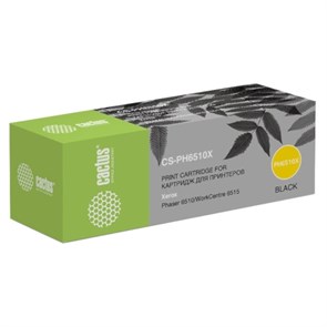 К-ж Xerox 106R03488 (черный) для Phaser 6510/WC6515, увелич. емкости (5500 стр.) Cactus CS-PH6510X 33852