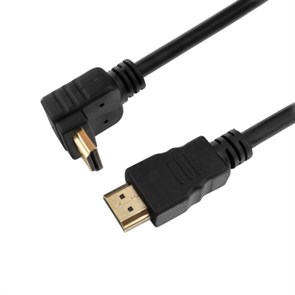 Кабель HDMI19M - HDMI19M угл. разъём, 1.4b Cablexpert, зол.конт., экран, 3.0м 24352