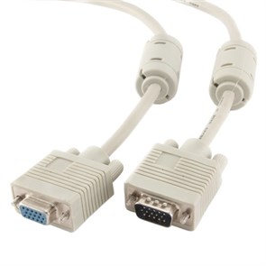 Удлинитель SVGA 15M-15F 10м, экран, 2 фильтра 24836