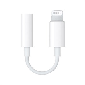 Переходник Apple, Lightning MFI - 3.5 mm jack (MMX62ZM/A), белый (ориг.) 33363