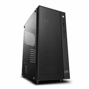 ATX Deepcool MATREXX 55 MESH Black зак. стекло, [6x120/4x140+1x120], 3xUSB3.0+2.0/Audio I/O, GPU<380 мм CPU<168 мм БП<170 мм 34232