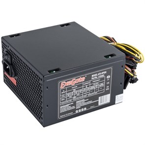 Блок питания ATX 500W ExeGate (ATX-XP500), чёрный, 12V@17A+17A, 12cm fan, 6+2 pin PCI-E (EX219463RUS) 34465