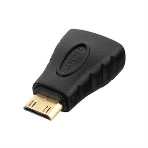 Переходник HDMI (19F) -> miniHDMI (19M) (180° прямой) 23230