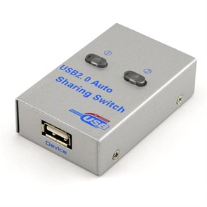 Переключатель USB 1->2 (электронное переключение), мет. корпус (2UA/IT-102AU) 33764