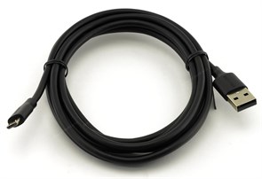 Кабель USB A --> Micro USB 5P (B) 2.0м (USB 2.0) Ugreen, 2.4A, черный (60138) 34559