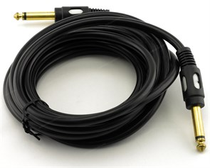 Кабель jack 6.3 мм (M) - jack 6.3 мм (M) TS, моно, 3м 34621