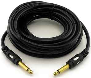 Кабель jack 6.3 мм (M) - jack 6.3 мм (M) TS, моно, 5м 34623