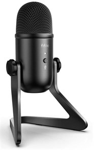 Микрофон FIFINE K678 (чёрный, на стойке, USB 5V, 40Hz-20kHz, -45dB±3dB (1kHz), S/N 85dB, шнур USB A-B 2.0 м) 34823