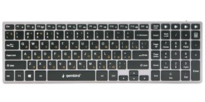 Клавиатура беспроводная Gembird KBW-2, Bluetooth, 106 кл., ножничный механизм, бесшумная 34914