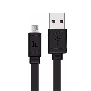Кабель USB A --> Micro USB 5P (B) 1.0м hoco X5, черный 34895