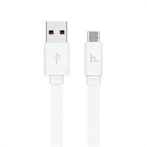 Кабель USB A --> Micro USB 5P (B) 1.0м hoco X5, белый 34896
