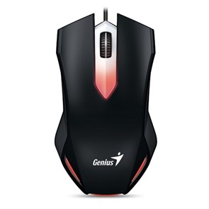 Мышь Genius X-G200 Optical Black, 1000dpi, 3кн., подсветка, USB 34956