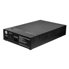 Внешний корпус для 2.5"&3.5" HDD SATA 396U3, USB 3.0, пластик, черный 33431