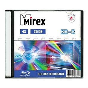 BD-R 25GB Mirex 4x, slim 34648