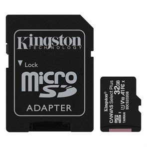 microSD Memory Card SDHC 32GB Class10 UHS-I U1 Kingston Canvas Select Plus 100MB/s (SDCS2/32GB) 34736