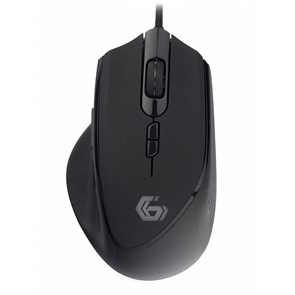 Мышь Gembird MG-570, игровая, USB, 3200dpi, 7кн., подсветка 5 реж., макросы, 1.8м 35264