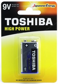 "Крона" (6LR61) Toshiba, 9V, alkaline 32064