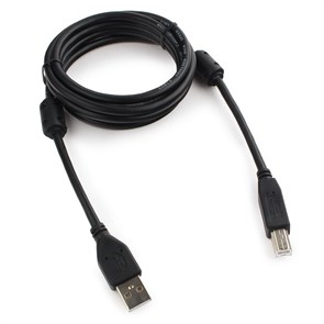 Кабель USB тип A-B 1.8м (USB 2.0) экран, 2 фильтра 35363