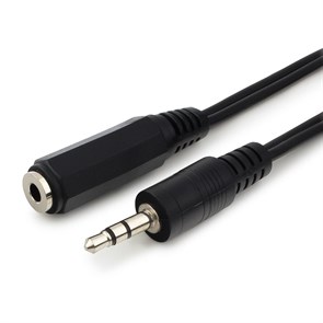 Удлинитель аудио jack 3.5 мм (M) - jack 3.5 мм (F), 2.0м 34320