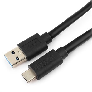 Кабель USB A --> Type-C (M) 1.8м (USB 3.0) Cablexpert, 3.0A/36Вт, черный 35522