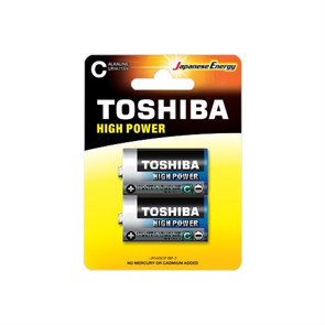 D (LR20) Toshiba, 1.5V, alkaline, упаковка 2шт. 35576