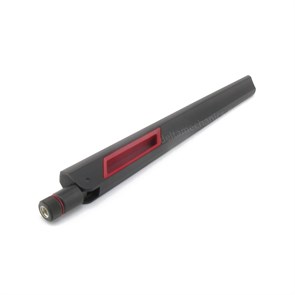 Антенна Wi-Fi 10dBi красно-черная всенаправленная, RP-SMA-m 35600