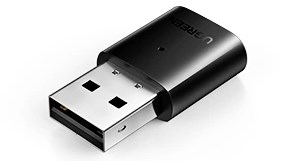 Bluetooth USB адаптер Ugreen (Bluetooth 5.0, чип RTL8761BUV, до 20м), черный 35970