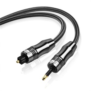 Кабель оптический TOSLINK-miniTOSLINK EMK 35QH6, 2.0м 35916