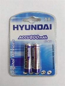 Аккумулятор "AA" Hyundai (1.2V, 800mAh) NiMh,1шт. 30185