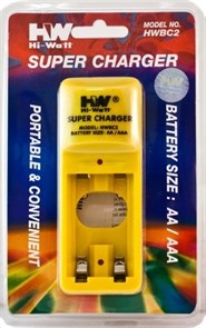 Зарядное устройство Hi-Watt HWBC2 для аккумуляторов (2x AA / AAA) 8835