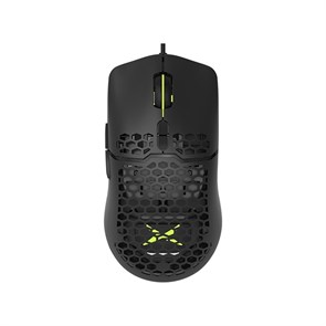 Мышь Delux M700, черная (сенсор PMW3389, до 16000 DPI, вес 67 г, RGB, PTFE, USB) 36314