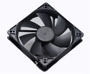 Вентилятор Akasa Black 120x120x25мм, 1700rpm, 29dBa, 102.9m3/h, 3-pin, Twin Ball (AK-174BK-B) 34341