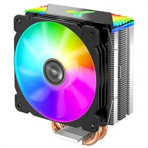 Кулер JONSBO CR-1000GT (TDP 180W, 4 x heatpipe, Al+Cu, 120mm ARGB, PWM, для S.115X/AMD) 36008