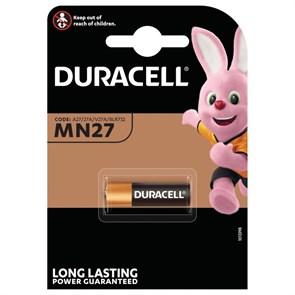 MN27 Duracell (27A) 12V, alkaline д/брелков а/сигнализаций 1шт. 8839
