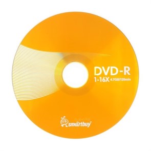 DVD-R 4.7GB SmartBuy 16x (упаковка 10шт. в конвертах и пластиковом боксе) 21668