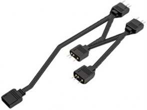 Разветвитель для ARGB подсветки ID-COOLING FS-04 ARGB 1->4 (5V, 3-pin) 36011