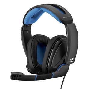 Sennheiser GSP 300 (чёрно-синяя, оголовье, закрытая) 35857