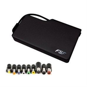 Адаптер питания для ноутбука FSP NB Q90 90W, 19V, 4.74A, 110/220В (9 насадок, черный) 25601