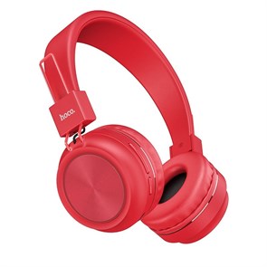 HOCO W25, красная, Bluetooth 5.0, jack 3.5 мм 35827
