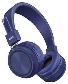HOCO W25, синяя, Bluetooth 5.0, jack 3.5 мм 35829