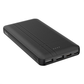 Портативный аккумулятор hoco J48 10000mAh, 2xUSB 2A, черный 36051