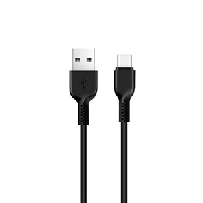 Кабель USB A --> Type-C (M) 3.0м (USB 2.0) hoco X20, черный 36063